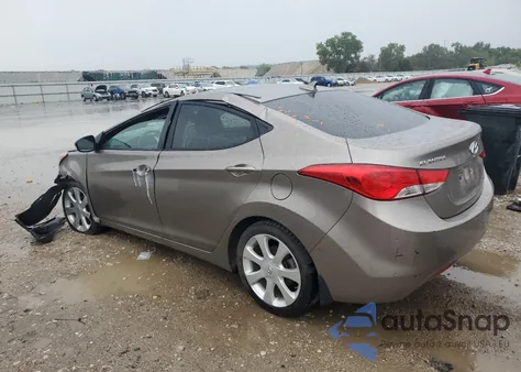 2013 Hyundai Elantra Gls from USA, damaged, VIN 5NPDH4AE9DH158843